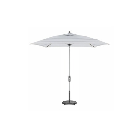 Treasure Garden 7.5 ft Square Patio Umbella, aluminum, fiberglass ribs, outdoor, port Mercury Stripe UM847SQ-SS 7960 port Mercury Stripe