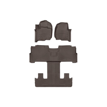 Weathertech Cocoa, Front and Rear FloorLiner HP 471295-1-5IM