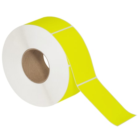 Tape Logic 3 x 5in Fluorescent Yellow Thermal Transfer Labels, 6PK THL144YW