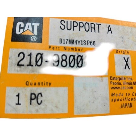 Caterpillar SUPPORT AS, CATERPILLAR OEM 2109800 2109800