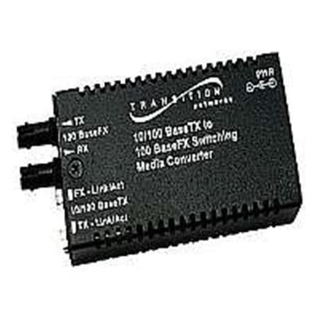 Boombox M-E-PSW-FX-02-SCNA Stand Alone Mini 10 100 Bridging Media Converter BO3813859