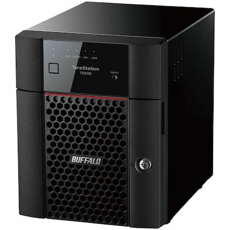 Buffalo TeraStation 3430DN 4-Bay Secure SMB Desktop NAS 8TB (4x2TB) with Hard Drives Included TS3430DN0804