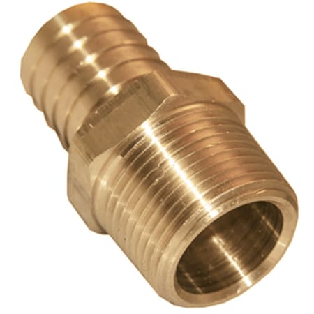 Westlake Pipe & Fittings 1/4'' MPTx1/4'' Brass Hose Barb Adapter 17-7713