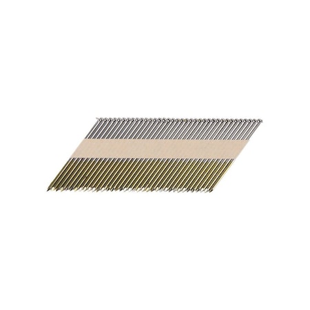 Metabo Hpt Framing Nails 3" L Paper Strip Bright 30 deg Bright, 2500PK 15105HPT