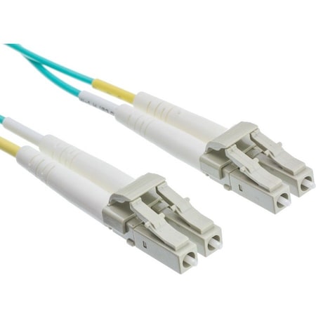 Cable Wholesale 10 m 10GB Aqua OM4 Fiber Multimode Duplex Optic Cable LCLC-41010
