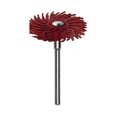 Dedeco SUNBURST 1'' TC 4-PLY RED 220 GRIT (A/O) 1/8", 5PK 1785