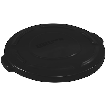 Brute Rubbermaid Flat Trash Can Lid - 20 Gallon, Black RUB320LBL