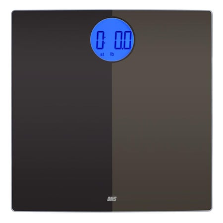 Exero Shadow Bathroom Body Weight Scale, Black EX1609661