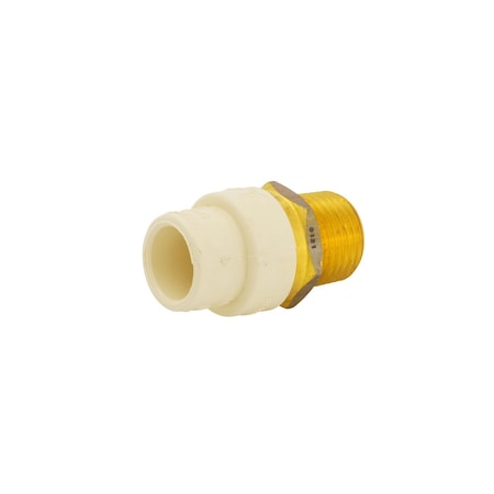 Zoro Select CPVC/BRASS TRANSITION ADAPTER 164-307NL