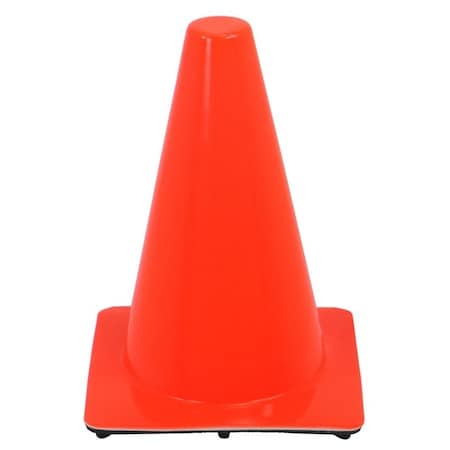 Msa 10073410 Safety Cone, 12 in H Cone, Orange Cone SWFM12-VPD20