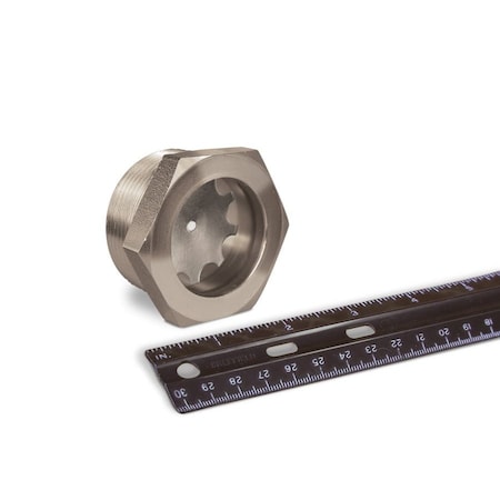 Oil-Rite Fused Window Sights - 1 1/2in. NPT, 2in., Stainless Steel, Not Applicable, 1 17/32in. A2890-17