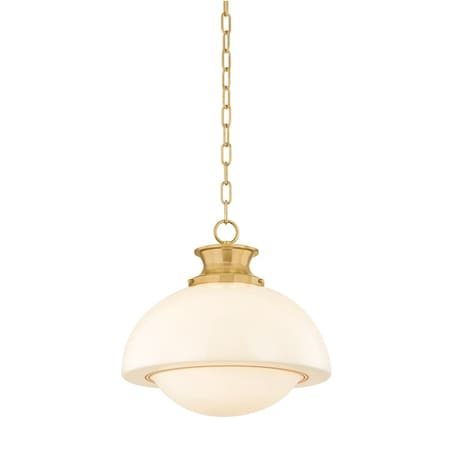 Mitzi 4 Light Kristen Chandelier Aged Brass H1093804-AGB