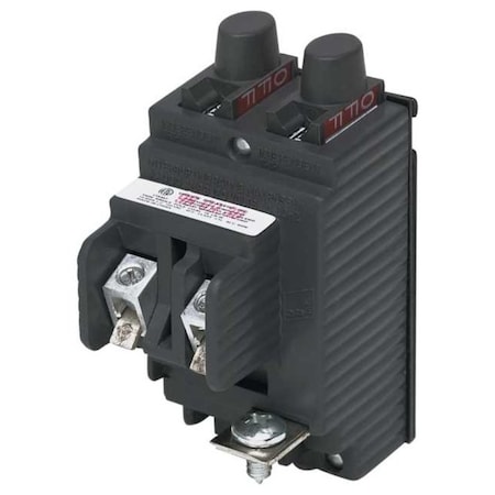 Pushmatic Miniature Circuit Breaker, UBIP Series, 20/20A, 1 Pole, 120/240V AC, 10kA at 120V AC UBIP2020
