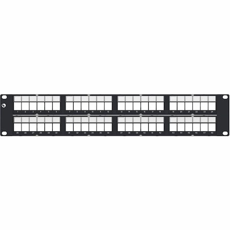 Commscope 48-PORT 2U SL SERIES UTP BLACK 760237041
