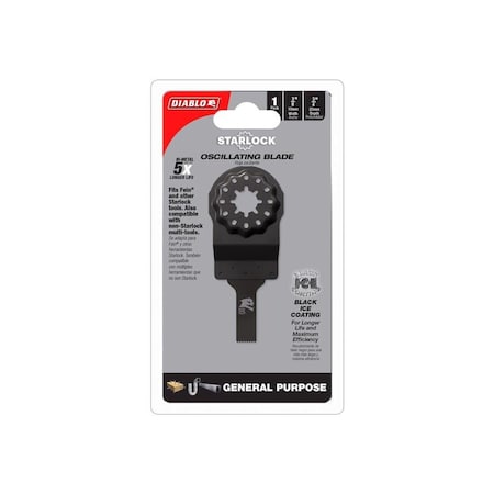 Freud Oscillating Blade 3/8in W Bi-Metal Round General Purpose Cuts DOS039BGP