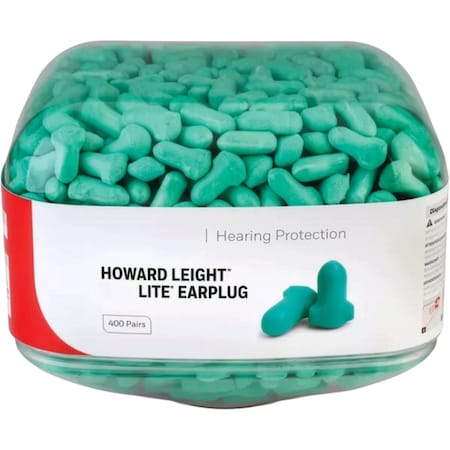 Honeywell Howard Leight Prefilled Maximum Lite Ear Plugs Refill Canister, 400 Pairs, 800PK HL400-LPF-REFILL