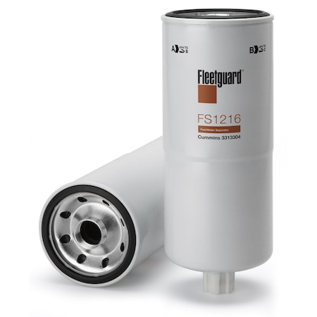 Fleetguard Automotive Fuel/Water Separator, 13 in H FS1216