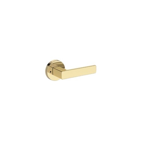Baldwin Residential Door Levers Privacy Right Hand Non-Lacquered Brass PVSHACRR031