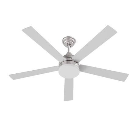 Afx Maddox - 52in 5 Blade LED Ceiling Fan - Silver Finish MDXN525LACSNSL-WS