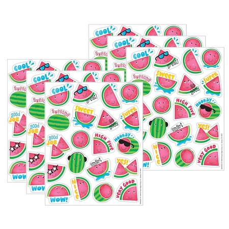 Eureka Watermelon Scented Stickers, 80-Piece Set, 6PK 650932