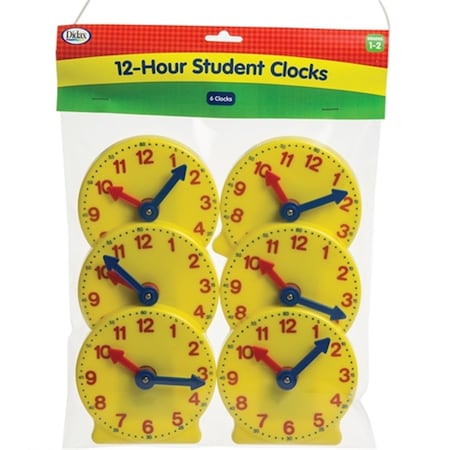 Didax 5 in. Student Clocks, Set of 6 DI98105