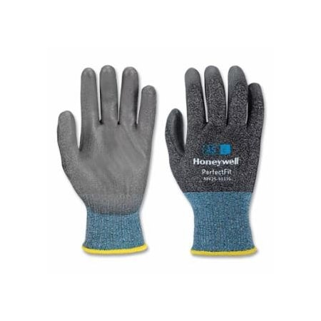 Honeywell New Perfect Fit Gloves, 13 ga, PU A6/F, 10/X-Large, Gray, 10PK 068-NPF26-9113G-10/XL