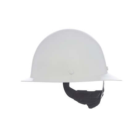 Msa Safety Skullgard Protective Hat, Fas-Trac III Suspension, Type I, Class G, White, Standard 475408