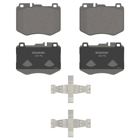 Wagner Brake OEX Front; Rear Disc Brake Pad Set Premium Ceramic,  OEX1796
