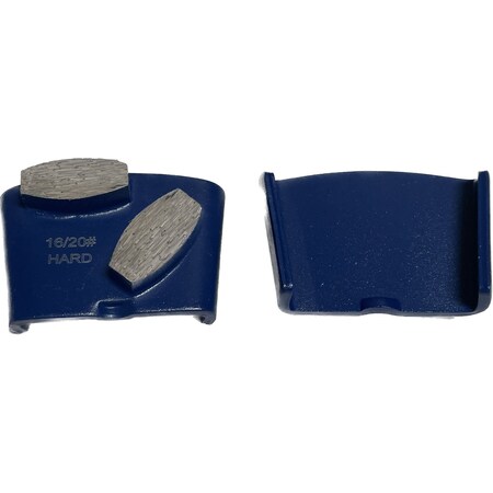 Vantage Product Diamond Grinding Disc for EZ Change Grinders, 2 Bar Segment, 16/20 Grit, Hard Bond M-EZ-2B1620-H