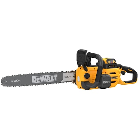 Dewalt 20 in L Cordless Battery-Powered Chainsaw Kit, 4 hp, 60 V, 5.0 Ah, Battery Included DCCS677Z1