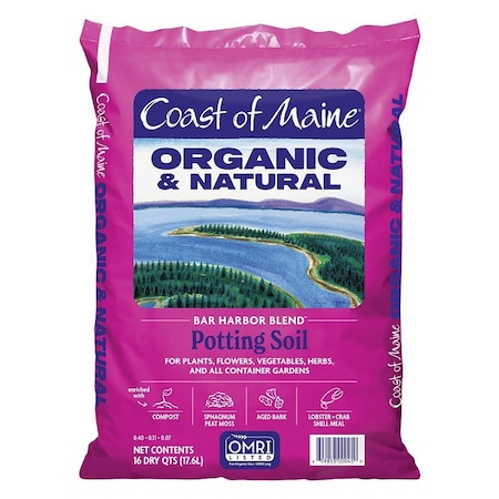 Coast Of Maine Bar Harb 16Qt Pot Soil BH16