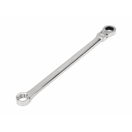 Tekton 7/8'' Long Fixed/Flex Head 12-Point Ratcheting Box End Wrench WRB35322
