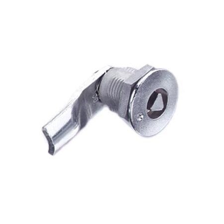 Southco Quarter-Turn Cam Latch, 8 mm Triangle Recess, 18mm .71 in Grip, Not Sealed Zinc Alloy E5-2-031-060