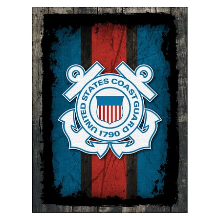 Holland Bar Stool Co United States Coast Guard 24" x 32" Canvas Wall Art LCnvs02-2432CstGrd