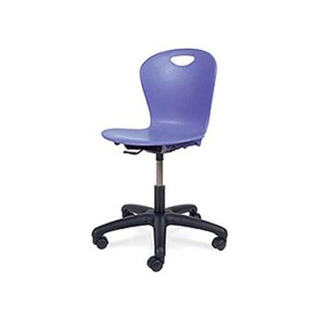 Virco ZUMA Series 18" Task Chair, 5th Grade - Adult - Navy Seat ZTASK18