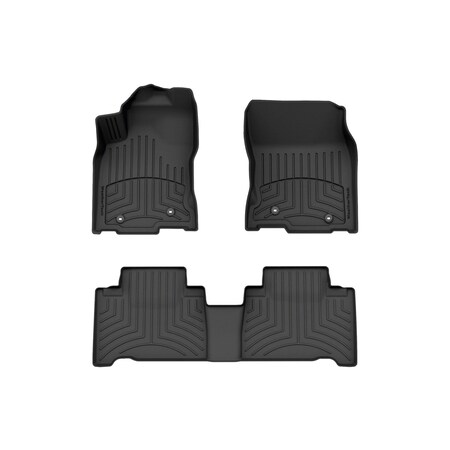 Weathertech Black, Front and Rear FloorLiner HP 44749-1-2IM