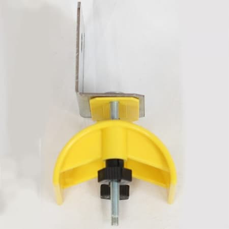 Kh Industries Stretch Wire End Clamp, Flat Cable (2.13inW X 1.38inH) For Use 1/4in Wire Rope FTSW-EDFL