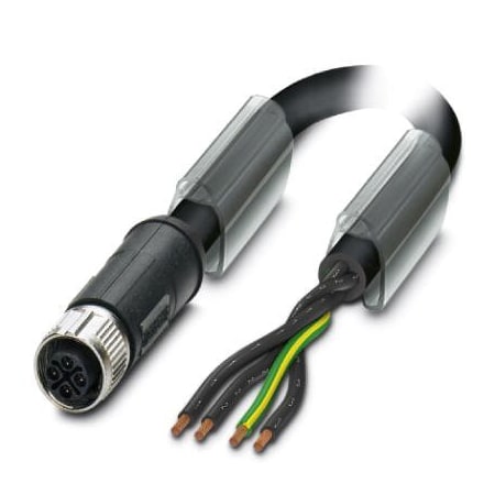 Phoenix Contact SAC-4P- 2 0-PUR/M12FSS PE Power cable 1408844
