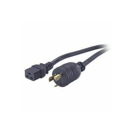 Apc Power Cord, L6-20P, SJT, 12 ft., Blk, 16A, 12/3 AP9871
