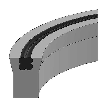 Hercules Sealing Products U25-5.50-62D, US-90URE-5.500x6x0.625, U-SEALS U25-5.50-62D