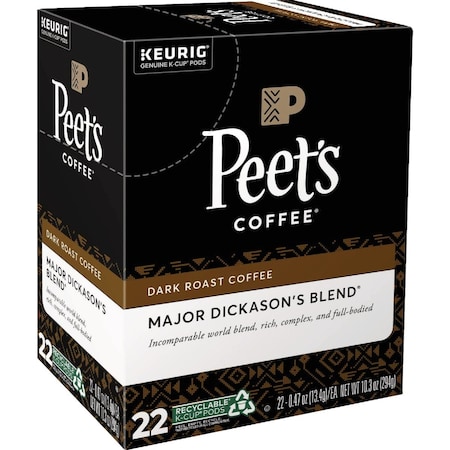 Keurig Peets Coffee Major Dickasons Blend K-Cup, 22PK 5000363994