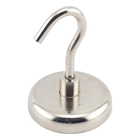 Zoro Select Rare Earth Magnet, Silver, Steel NACK165