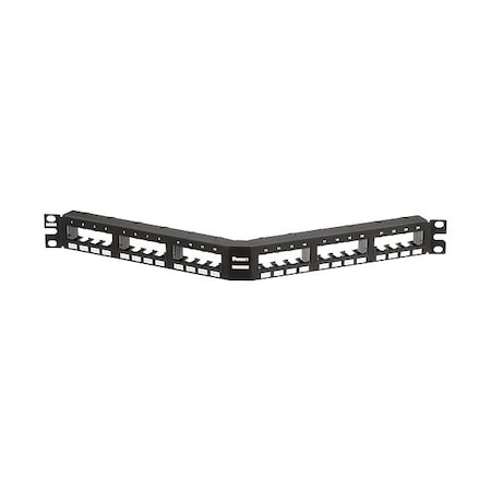 Panduit Patch Panel, 0.75 in H CPPA24FMWBLY