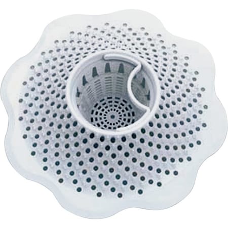 Danco Drain Strainer, PVC, White 10306