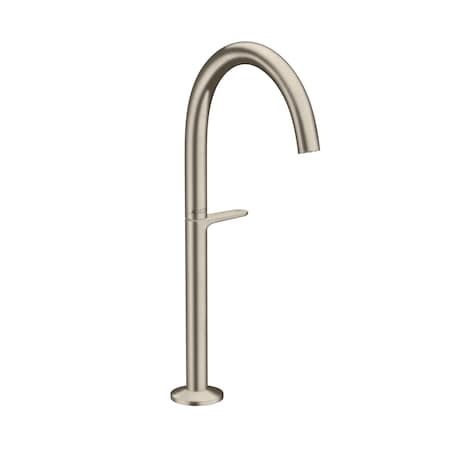 Axor ONE Single-Hole Faucet Select 260, 1.2 GPM in Brushed Nickel 48030821