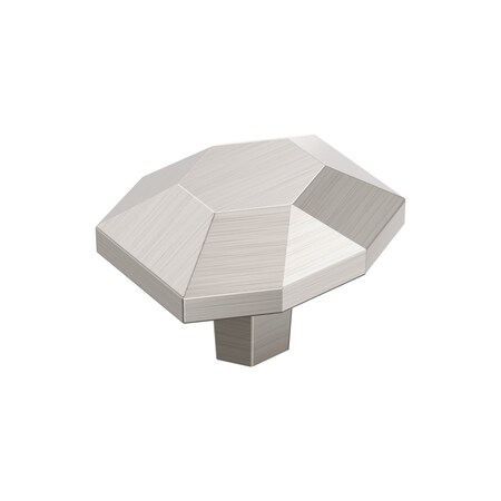 Amerock St. Vincent 1-5/8 inch 41mm Length Satin Nickel Cabinet Knob BP36641G10
