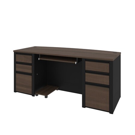 Bestar Office Desk, 29 3/4 in D X 30 3/8 in H, 71 1/8 in W X 93850-000052