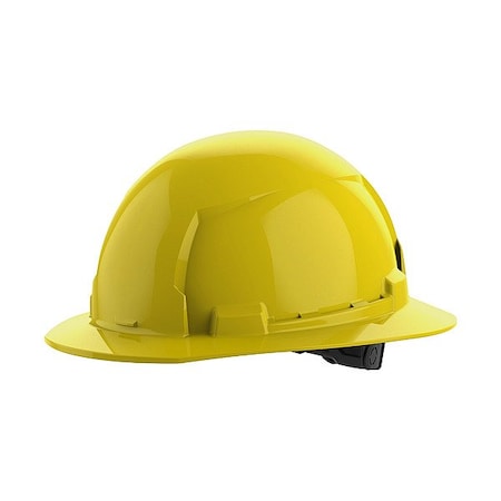 Milwaukee Tool BOLT Yellow Full Brim Hard Hat w/6pt Ratcheting Suspension - Type 1, Class E 48-73-1123