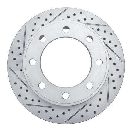 Dynamic Friction Co DFC Geoperformance Rotor - Drilled and Slotted 830-54174L