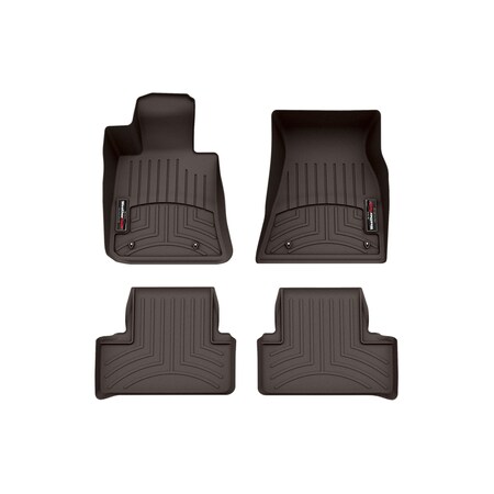 Weathertech Cocoa, Front and Rear Floorliners 471731-1-2